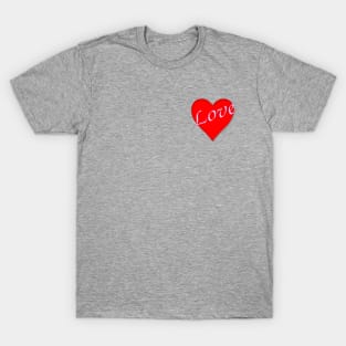 (Pocket) Love Heart T-Shirt